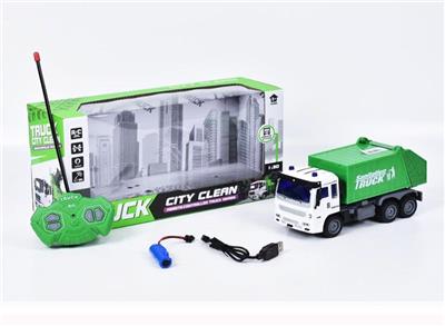 四通遥控环卫车带灯光 - OBL883892
