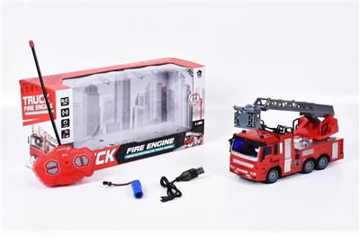 四通遥控消防车带灯光 - OBL883895
