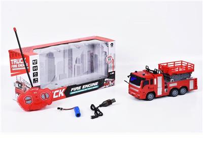 四通遥控消防车带灯光 - OBL883896