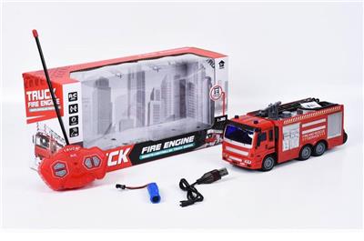 四通遥控消防车带灯光 - OBL883897