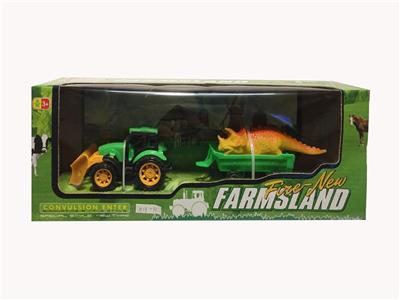 FARMERS CART DRAGS DINOSAURS - OBL884163