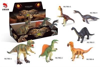 12英寸搪胶仿真恐龙6款混装 - OBL884443