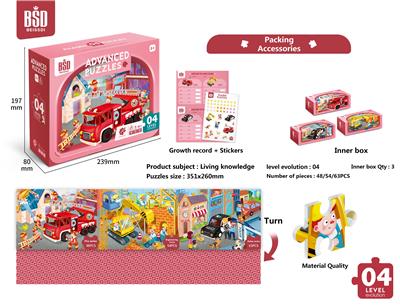 ADVANCED PUZZLE SERIES - LEVEL 4 - COMMON SENSE OF LIFE - OBL884475