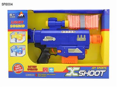 ELECTRIC SOFT BULLET GUN WITH LIGHT AND SOUND - OBL884566