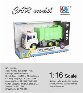 1: 16 INERTIA URBAN SANITATION VEHICLE (INCLUDING ELECTRICITY) - OBL884667