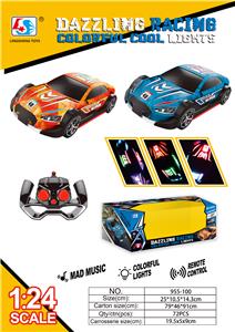 1:24灯光音乐遥控车 - OBL884709