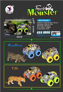 越野四驱动高速车配动物 - OBL884778