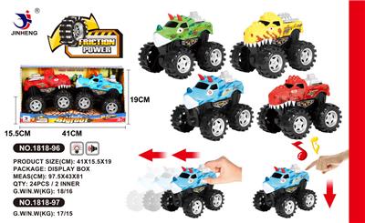 TWO BIG INERTIA GONDOLA CARS AND BIG INERTIA TYRANNOSAURUS REX CARS - OBL884851