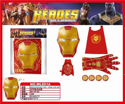 IRON MAN LIGHT MUSIC MASK - OBL884934