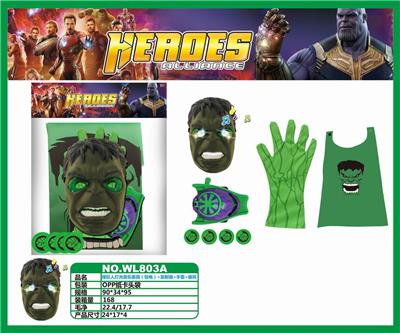 HULK LIGHT MUSIC MASK - OBL884936