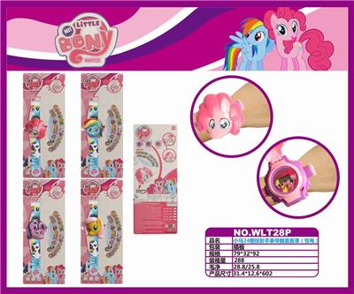 PONY 24 PICTURE PROJECTION WATCH WITH FLAP MASK - OBL885017