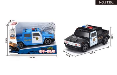 1:28 HUMMER POLICE CAR INERTIAL CAR - OBL885231