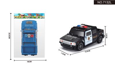 1: 28 HUMVEE POLICE VEHICLE INERTIA VEHICLE - OBL885275