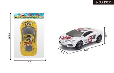 1: 28 LAMBORGHINI GRAFFITI INERTIA CAR - OBL885281