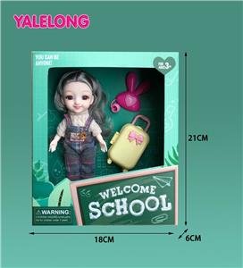 6 INCH 13 JOINT 3D EYES SMILE FACE LEARNING SEASON DOLL REAL BODY - OBL885323