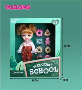 6 INCH 13 JOINT 3D EYES SMILE FACE LEARNING SEASON DOLL REAL BODY - OBL885326