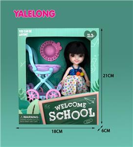 6 INCH 13 JOINT 3D EYES SMILE FACE LEARNING SEASON DOLL REAL BODY - OBL885328