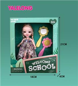 6 INCH 13 JOINT 3D EYES SMILE FACE LEARNING SEASON DOLL REAL BODY - OBL885329