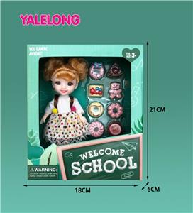 6 INCH 13 JOINT 3D EYES SMILE FACE LEARNING SEASON DOLL REAL BODY - OBL885330