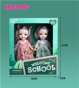 6 INCH 13 JOINT 3D EYES SMILE FACE LEARNING SEASON DOLL REAL BODY - OBL885334