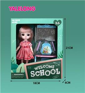 6 INCH 13 JOINT 3D EYE FASHION SCHOOL SEASON DOLL REAL BODY - OBL885336