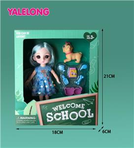 6-INCH 13 JOINT 3D EYE FASHION HIGH SCHOOL DOLL - OBL885350