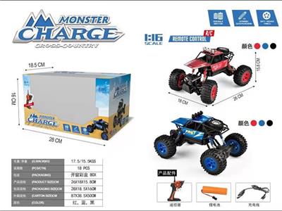 ALLOY CLIMBING REMOTE CONTROL CAR 1:16 - OBL885508