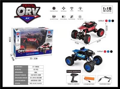 CLIMBING ALLOY REMOTE CONTROL CAR 1:16 - OBL885511