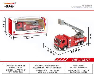 1: 50 ALLOY FIRE LADDER TRUCK - OBL885726