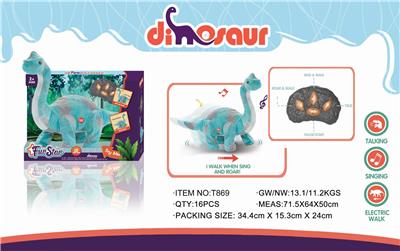 SIMULATION OF PLUSH REMOTE CONTROL LARGE LONG NECKED DRAGON - OBL886111