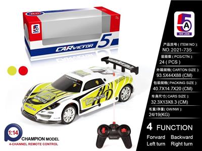 1:14PVC车壳保时捷遥控车 - OBL886191