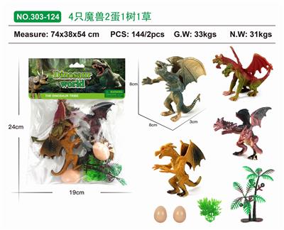 4 WARCRAFT 2 EGGS 1 TREE 1 GRASS - OBL886354