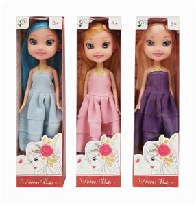 24 CM 5-JOINT 3-D MESH DOLL IN 3 COLORS - OBL886439
