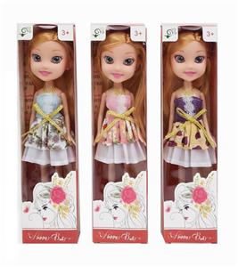 24 CM 5-JOINT 3-D MESH DOLL IN 3 COLORS - OBL886441