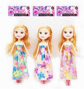 24 CM 5-JOINT 3-D MESH DOLL IN 3 COLORS - OBL886452