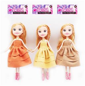 24 CM 5-JOINT 3-D MESH DOLL IN 3 COLORS - OBL886456