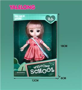6-INCH 13 JOINT 3D EYE FASHION HIGH SCHOOL DOLL - OBL886538