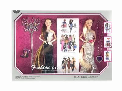 11 JOINT 11.5 INCH SOLID LONG HAIR DRESS FASHION BARBIE - OBL886832