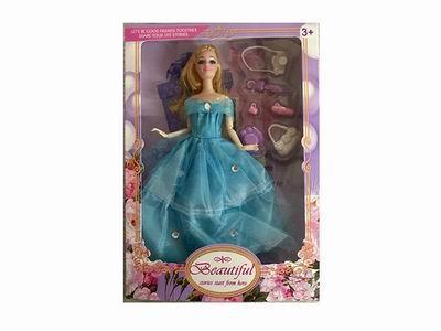 11.5-INCH BARBIE 9-JOINT WEDDING DRESS - OBL886840