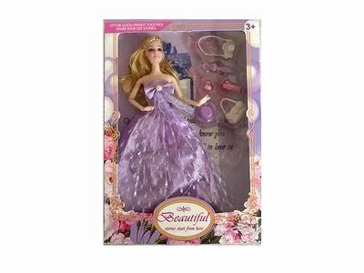 11.5-INCH BARBIE 9-JOINT WEDDING DRESS - OBL886841