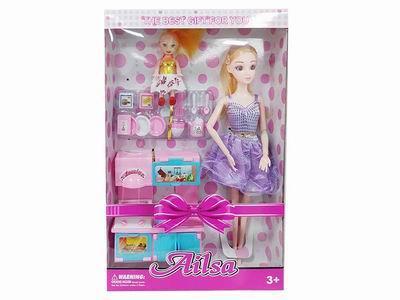 11.5-INCH BARBIE 9-JOINT AND 3-INCH KID - OBL886846