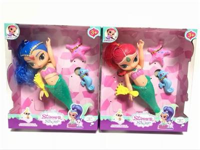 WISH GENIE\ 14 INCH EMPTY BODY SISTER BRIGHT MERMAID DRESS - OBL887396