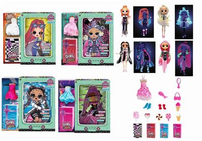 9TH GENERATION LIMITED EDITION OMG: LOL 10 INCH 12 JOINT REAL BIG HEAD SURPRISE DOLL - OBL887410