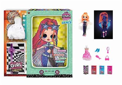 THE 9TH GENERATION LIMITED EDITION OMG.. LOL 10 INCH 12 JOINT REAL BODY BIG HEAD SURPRISE DOLL - OBL887424