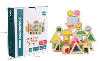 WOODEN COLORED WINDOW BLOCKS - OBL887617