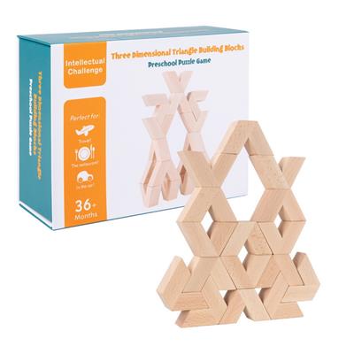 WOODEN V-SHAPED THREE-DIMENSIONAL VERTICAL VOLUME WOOD - OBL887641
