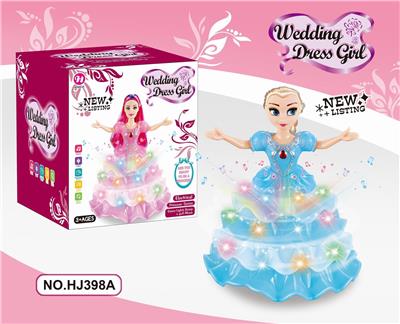 电动千层裙万向冰雪公主 - OBL887865