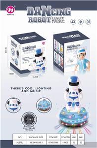 电动万向灯光机器人音乐台（蓝色） - OBL887896