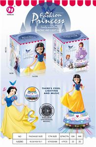 电动万向灯光白雪公主音乐台 - OBL887900