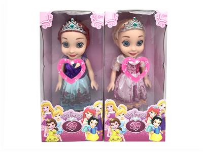 18 INCH 3D EYE 6 PRINCESS HEAVY WITH LIGHT MUSIC 2 MIX - OBL888057